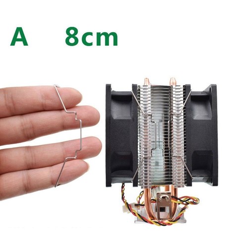 Sliver Radiator Cooling Accessories Fan Fixing Clip for Computer Mainboard CPU - Zdjęcie 9 z 14