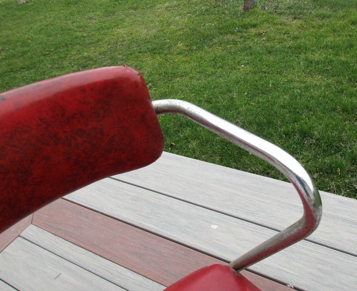 Art Deco Machine Age Chrome Z Chair Wolfgang Hoffman Howell