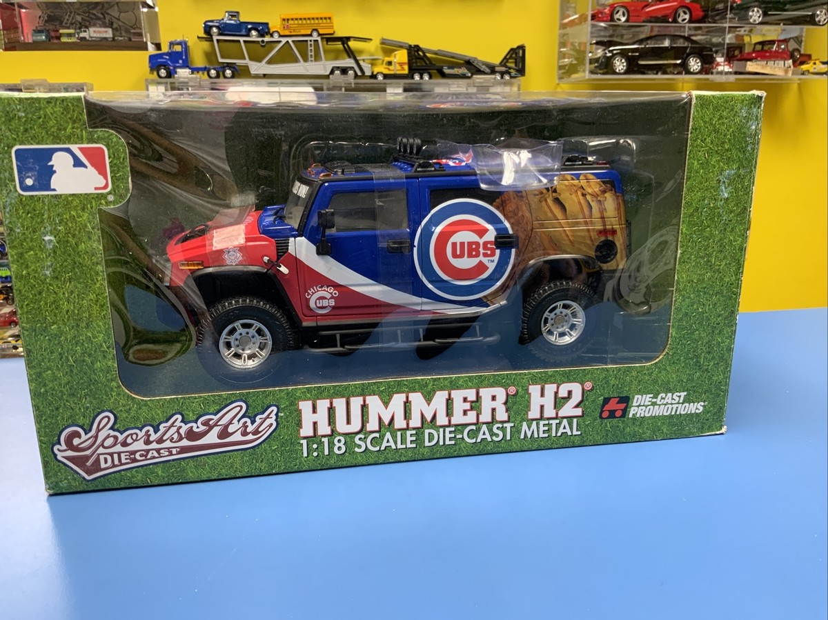 【入手困難】DIE-CAST PROMOTIONS  HUMMER2  1:18 DIE-CAST PROMOTIONS SPORTS ART CHICAGO CUBS HUMMER H2 SUV | eBay