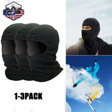 Windproof Thermal Fleece Neck Warm Balaclava Winter Ski Snow Full Face Mask Hat