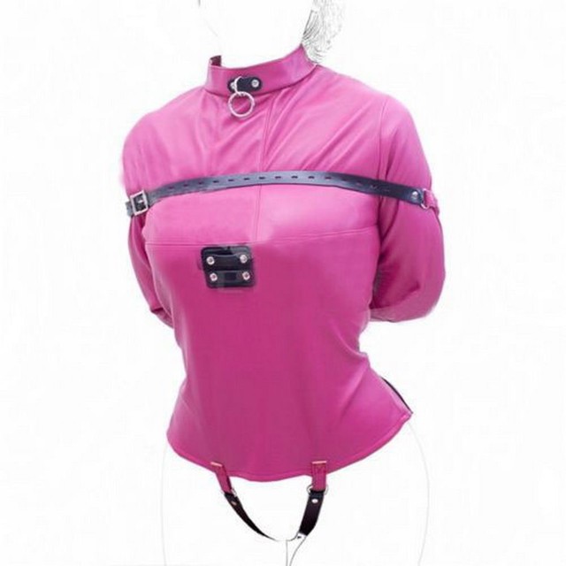 Adult Asylum Straight Jacket Costume S/M L/XL BODY HARNESS Restraint