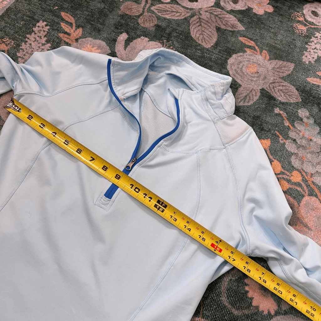 lululemon light tipton tech half zip pullover long sleeve shirt