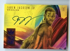 /25 2018 Jaren Jackson Jr. Fresh Paint Rookie Auto Sapphire RC Court Kings JJJ
