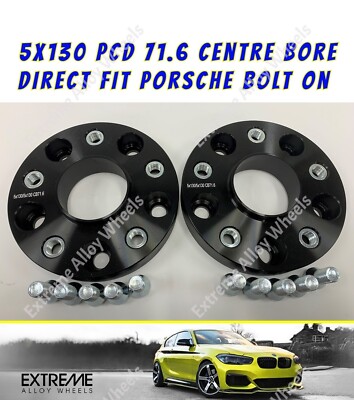 Alufelgen Spurverbreiterung 25mm für Porsche 911 996 993 994 997 5x130 71,6 zum Anschrauben