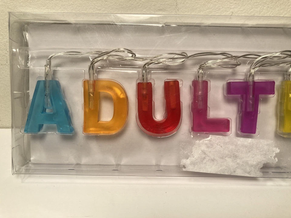 LIT - Life In Technicolor "Adulting" LED Multi-Color String Lights New - Image 2 of 4