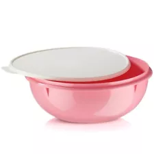 Tupperware Fix N Mix Bowl 26 Cups Pink with White Seal NEW!  Free Ship!