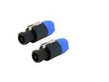 X2 Audio2000s ACC31A1-p (2 pc) Speakon Male 4 pin -1/4"- N,O