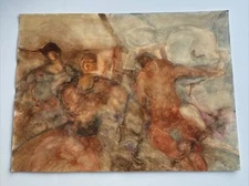 KIRO URDIN PAINTING MODERNIST ABSTRACT FIGURES PLANETARISM EXPRESSIONISM FAMOUS