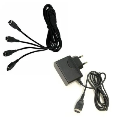 STRAßE GAME chargeur secteur + Cable Link 4 Joueurs Nintendo Game Boy Advance GBA SP
