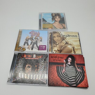 Lot Of 5 Pop CDs - Beyonce, James Blunt, Kaci Brown, Cheetah Girls, +, Cutouts