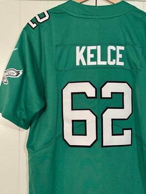Gr. M Jason Kelce Philadelphia Eagles NFL Trikot Shirt Medium Travis Grün