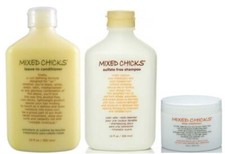 Mixed Chicks Sulphate Free Shampoo, Leave-in Conditioner, Deep Conditioner