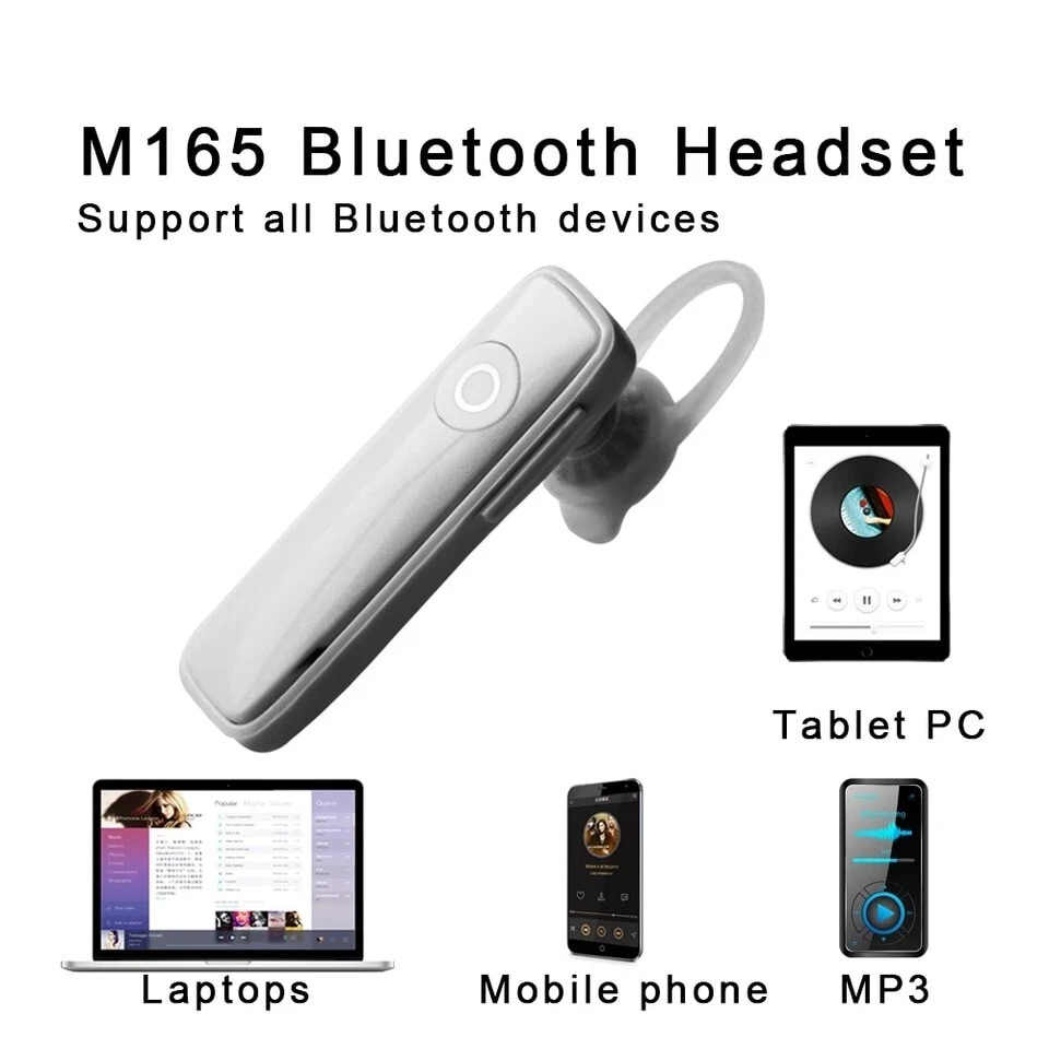 Bluetooth 4.1 Headset Wireless in-ear Stereo Headphones Handfree Earphone Earbud - Image 3 of 4