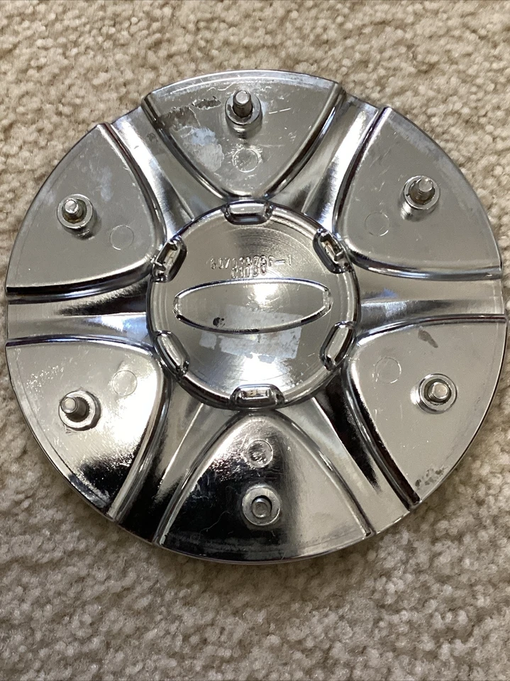 Ruedas BACCARAT [38] Tapa central cromada # 60701875F-1 Tapa central personalizada 1 pieza Foto 4 de 4