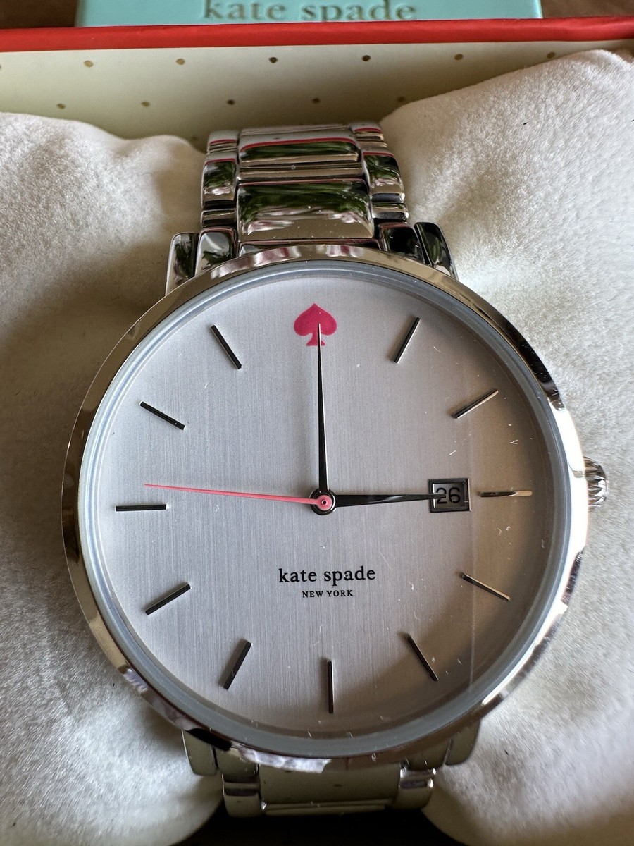 ケイトスペード 時計 レディース 腕時計 グラマシー 1YRU0002 Kate Spade Women's New York 'Gramercy grand' Silver bracelet