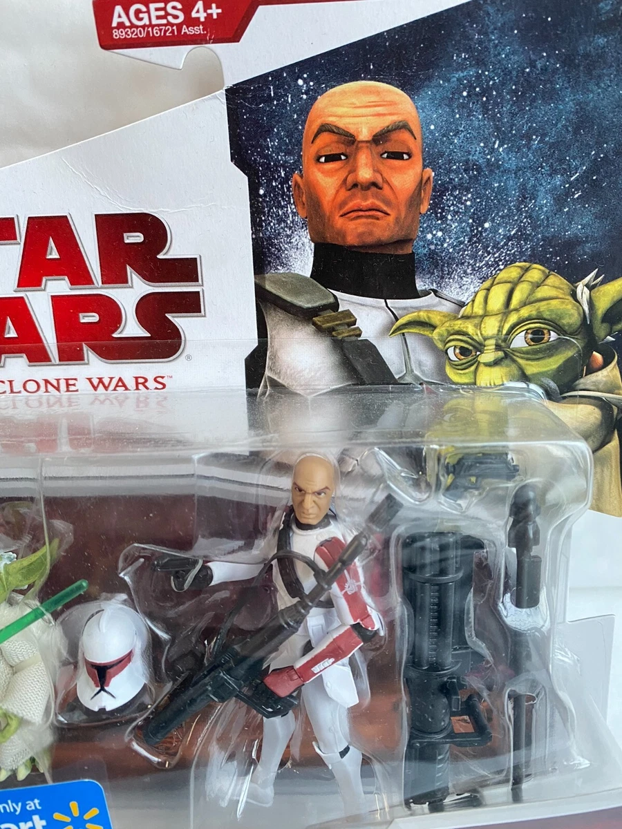 BNIB STAR WARS THE CLONE WARS YODA TROOPER JEK ACTION FIGURE