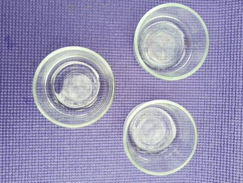 3-Anchor Hocking 8oz 236 ml Custard Cups EUC