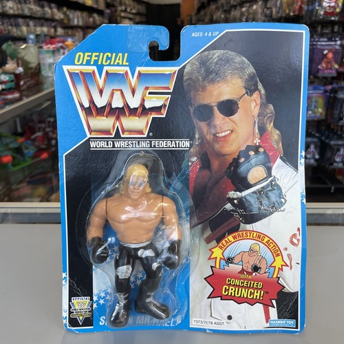 Vintage Hasbro WWF Shawn Michaels 1994 Blue Card (...