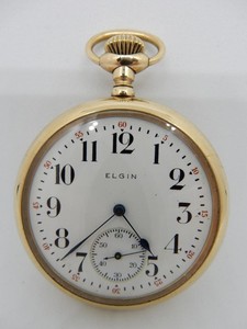 elgin pocket watch value by serial number