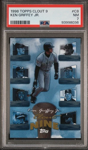 1998 Topps Clout Nine Ken Griffey Jr. #C8 PSA 7 NM