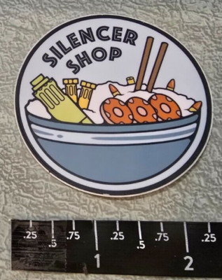 Silencer Shop Poke Bowl Suppressors Vinyl Sticker Decal Shot Show