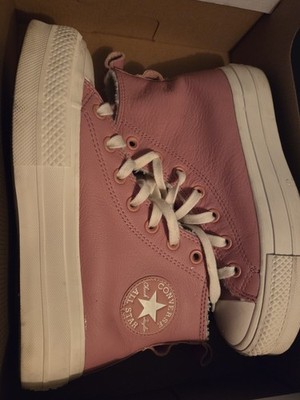 Size 7 - Converse Chuck Taylor All Star Lift Platform High Rust Pink W