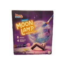 Paint Your Own Moon Lamp Kit DIY Gifts by Klever Kits Arts Crafts Activities