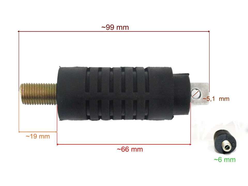 Tige de clignotant avant X2 pour HONDA CB CX VF VT 500 550 650 750 1000 1100 Tig - Photo 3/4