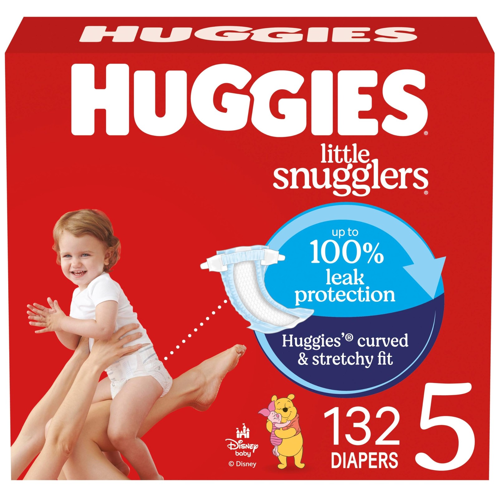 S Size 5 132 Count 2 Pack Huggies Little Snugglers Baby Pack