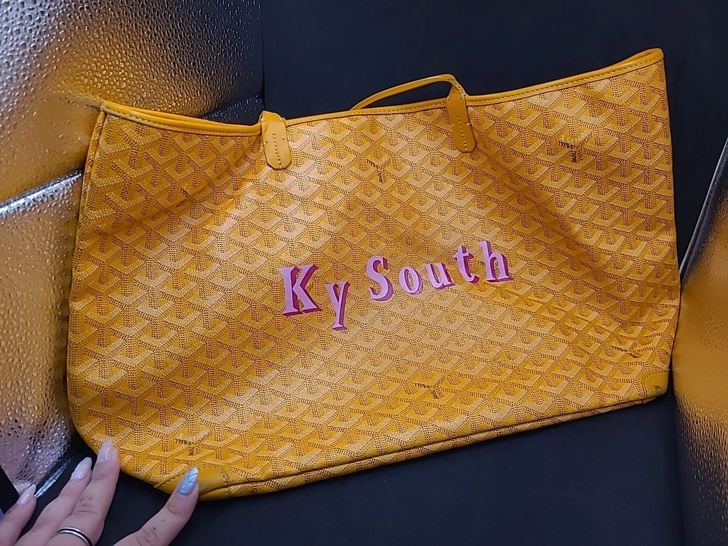 Borsa a tracolla Goyard Saint Louis GM Giallo