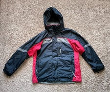 Columbia Sportswear hooded jacket Youth Size 10/12 Black Full Zip