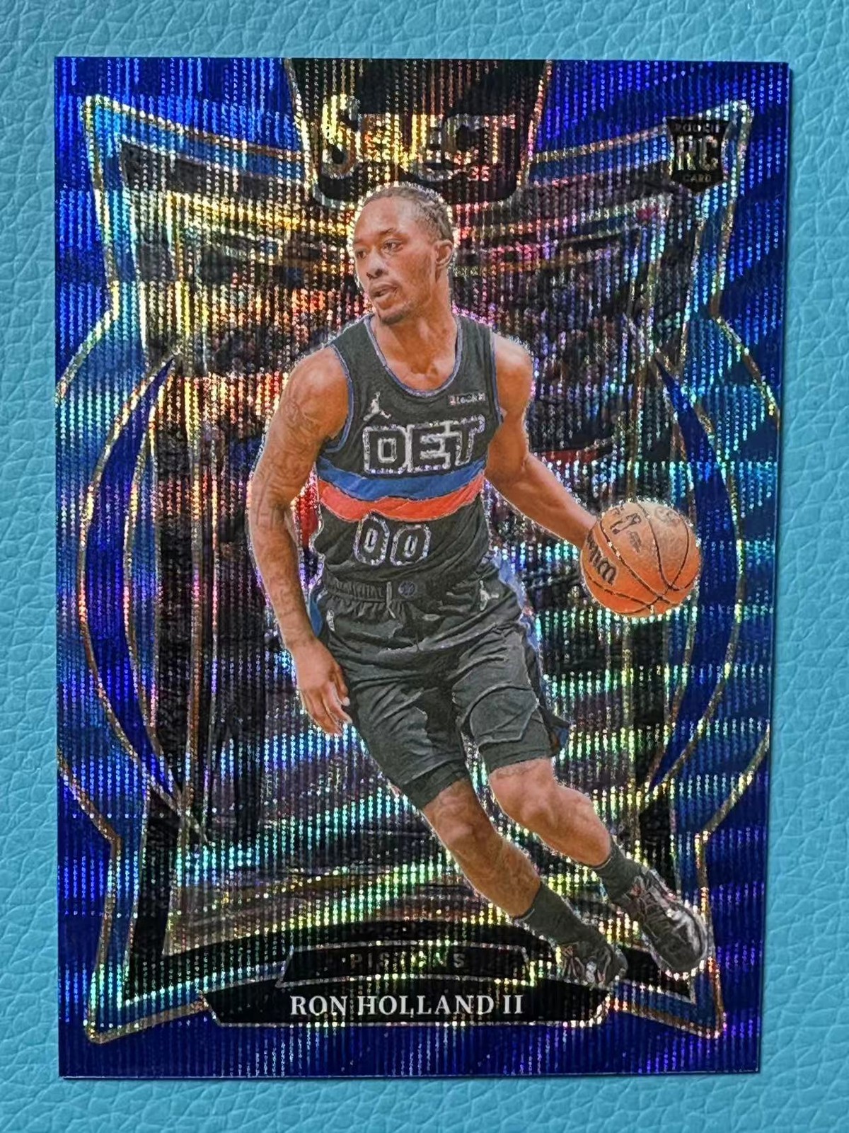 Ron Holland II 2024-25 Panini Select 04/75 Blue Wave Concourse RC #74