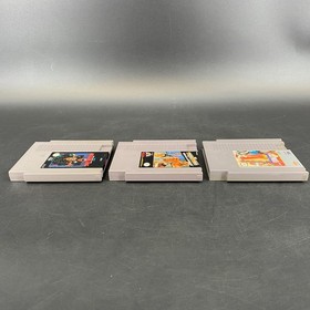 World Championship Wrestling & California & Wrestlemania NES Lot of 3 Games WCW