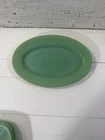Vintage Oval Jadeite Fire King Plate 9 1/2" X 6 1/4"