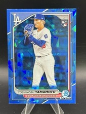 2024 Bowman Chrome Sapphire Edition Yoshinobu Yamamoto #73 Rookie RC Dodgers 