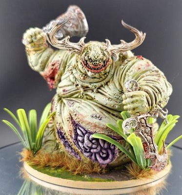 BATTLE READY! GW Warhammer AOS 40k Nurgle's Great Unclean One / Rotigus Nurgle 