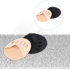 2 paires demi-semelles -pieds invisibles chaussettes à cinq doigts