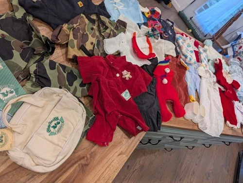 Vintage Cabbage Patch Kids Doll Clothes And Other Outfits Diapers World Traveler