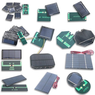 Solarzelle Solarpanel 0.5V 1V 1.5V 2V 2.5V 3V 4V 4.5V 5V 5.5V 6V 7V 10V