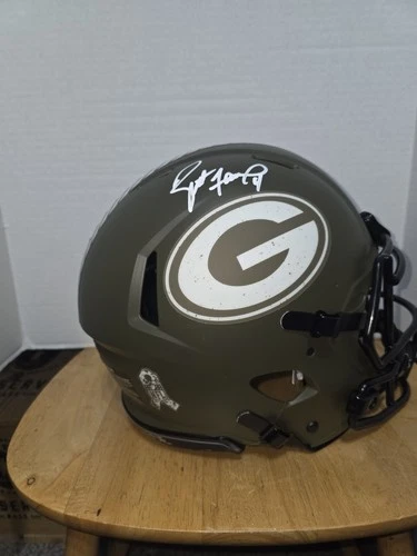 Brett Favre Signed Green Bay Packers Speed Authentic Sts NFL Helmet