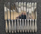 (12) PRELUDE BY INTERNATIONAL STERLING HANDLE KNIVES / STAINLESS BLADES   ESTATE