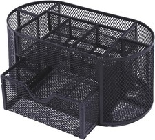 Desk Organizers and Accessories with Pencil Pen Holder Supply 8 black