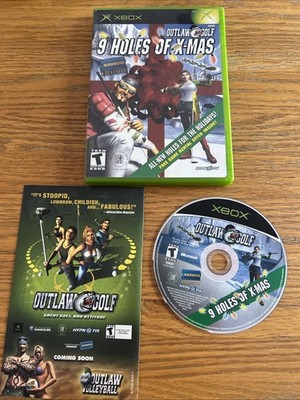 Outlaw Golf 9 Holes of X-Mas Xbox CIB Complete!