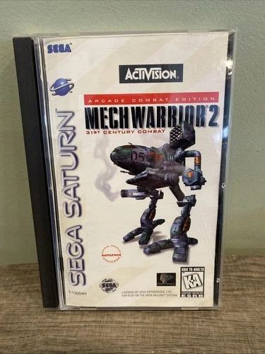 MechWarrior 2 Sega Saturn Complete w/ Manual Tested Working Regis Card
