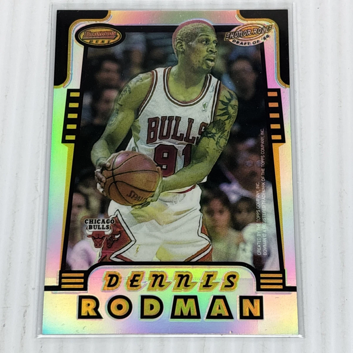 Topps Dennis Rodman Basketball ungraded Sports Trading Cards