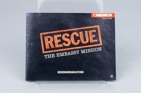 Nintendo NES *Rescue: The Embassy Mission* IMBALLO ORIGINALE CIB PAL B HZ-ESP +