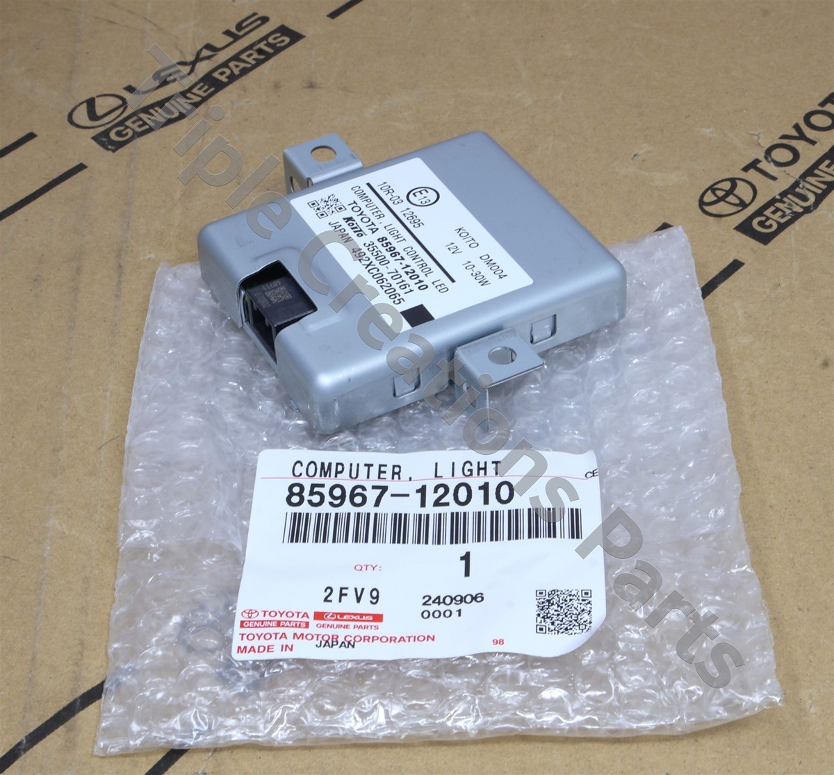 8596712010 Genuine Toyota Computer Light Control 85967-12010 OEM