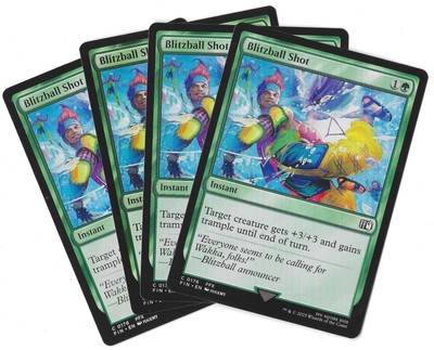 4x Blitzball Shot 176 Final Fantasy NM Playset MTG Magic FIN Common