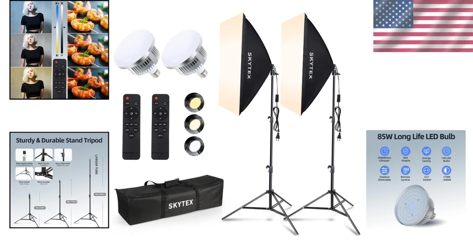 Compact Softbox Lighting Kit for Professional Photography - Image 2 of 4