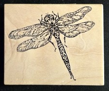 PSX Designs Rubber Stamps F-2870 Dragonfly Insect Fancy